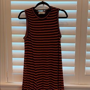 ALC striped linen dress